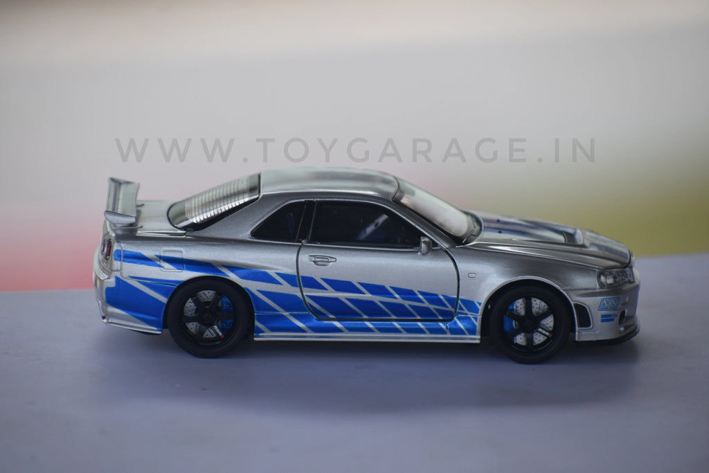 NISSAN  SKYLINE GTR R34 paul walker edition