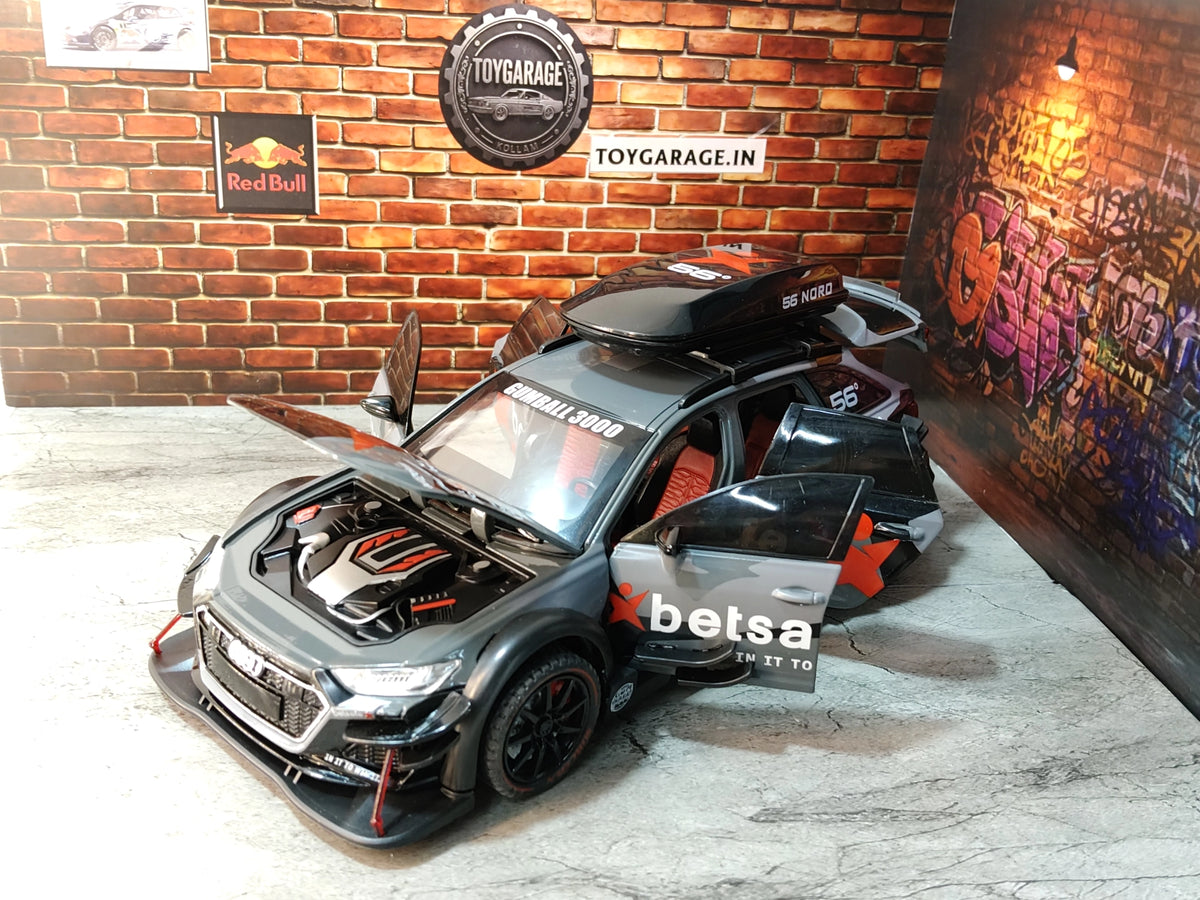 NO:4 AUDI RS6  1:24 SCALE