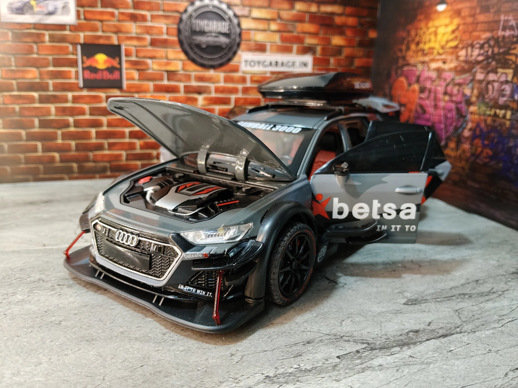 NO:4 AUDI RS6  1:24 SCALE