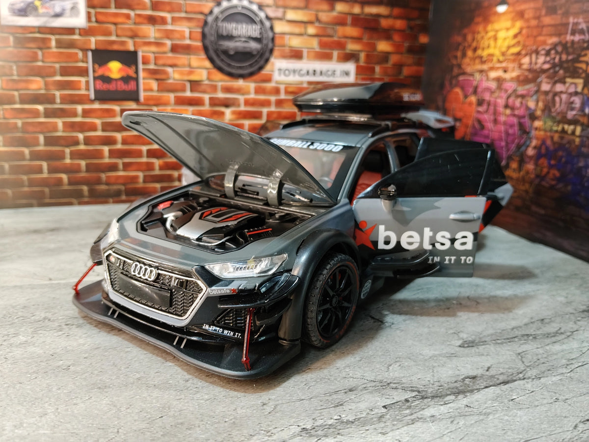 NO:4 AUDI RS6  1:24 SCALE