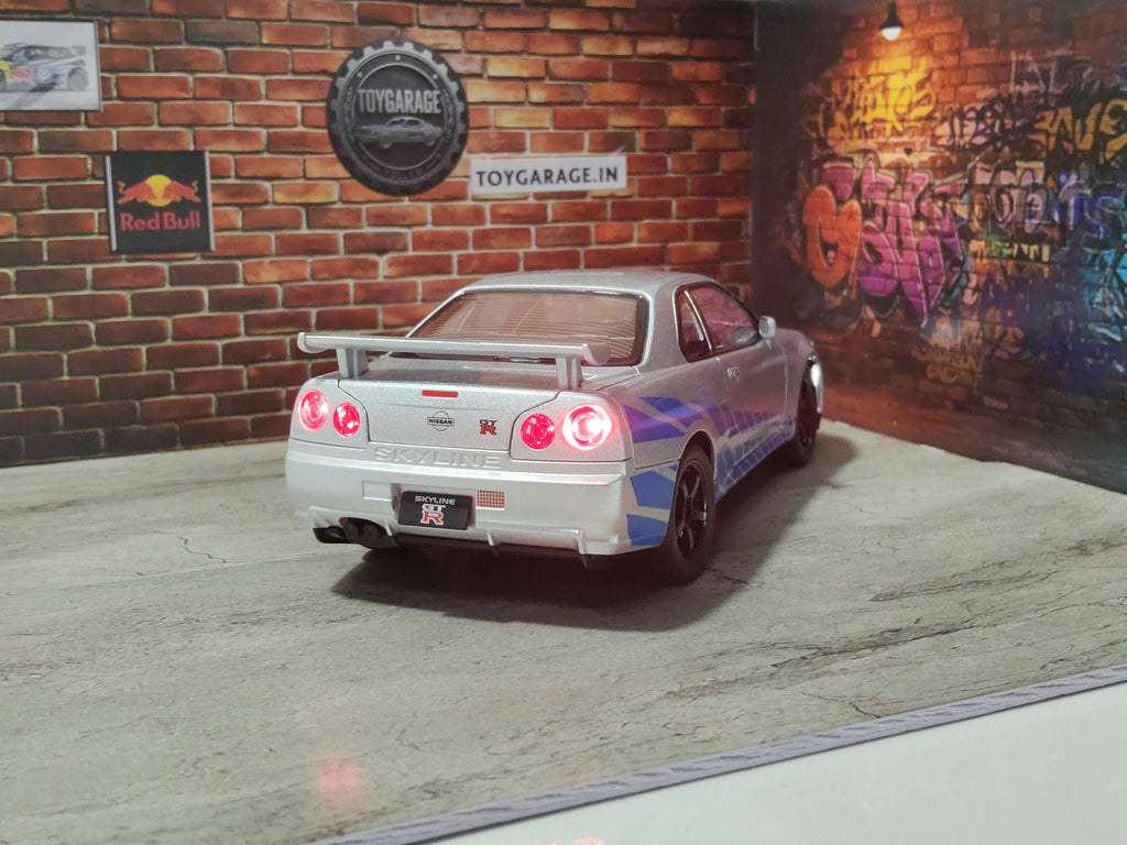 NO:5 NISSAN GTR R34 1:24 SCALE