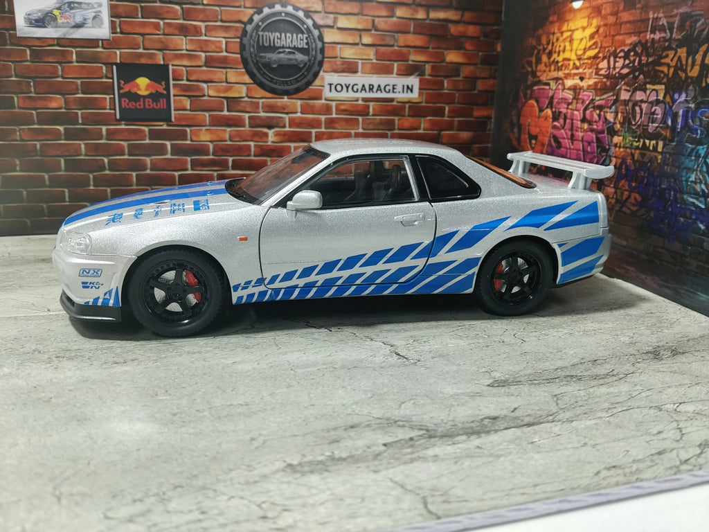 NO:5 NISSAN GTR R34 1:24 SCALE