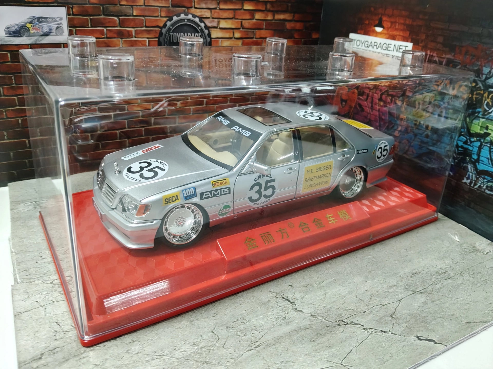 NO:16 MERCEDES BENZ 140 modified 1:24 SCALE