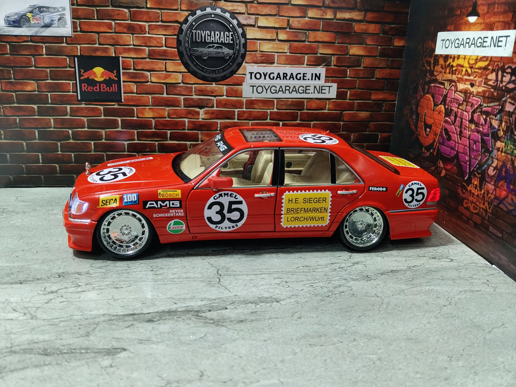 NO:16 MERCEDES BENZ 140 modified 1:24 SCALE