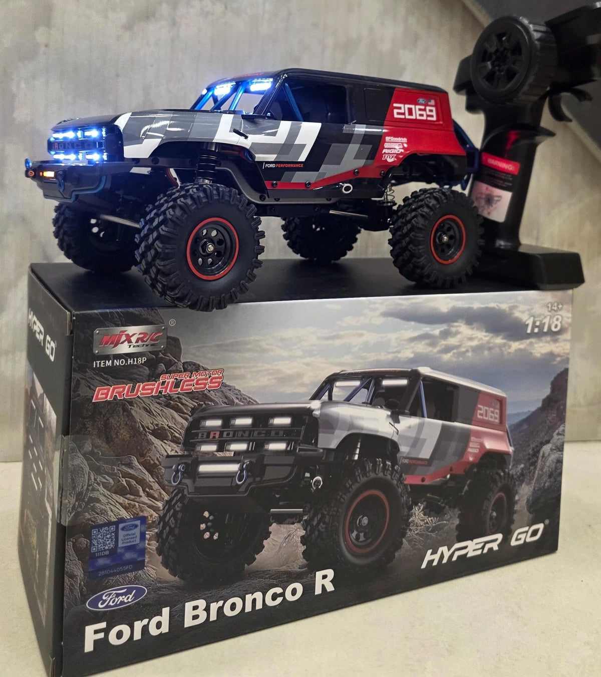 NO:2 MJX FORD BRONCO R HOBBIE GRADE 1:18 SCALE