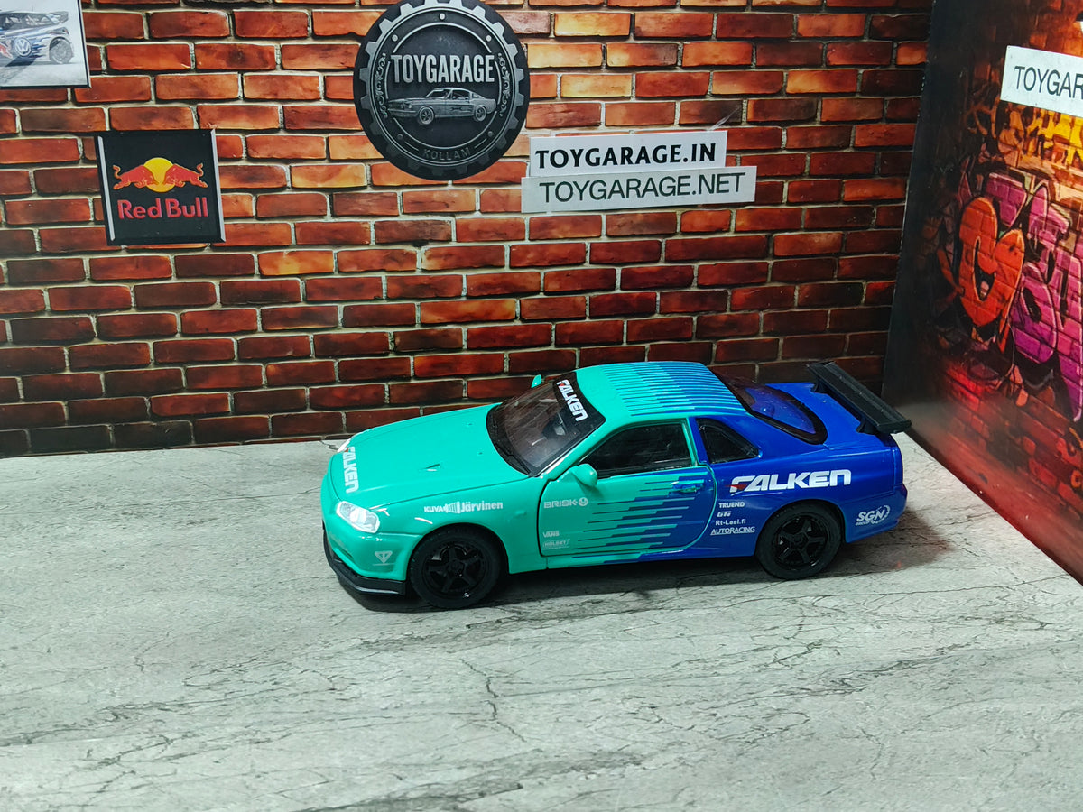NO:2 NISSAN GTR R34 T1 1:32 SCALE