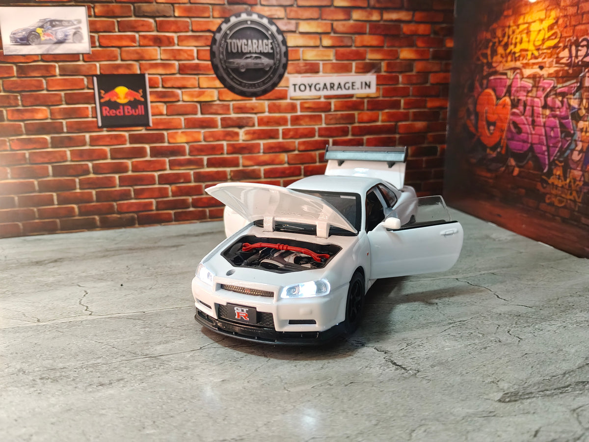 NO:2 NISSAN GTR R34 T1 1:32 SCALE