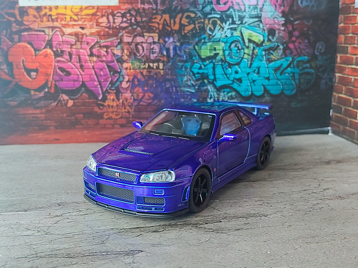 NO:3 NISSAN GTR R34 SKYLINE DELICATE 1:32 SCALE