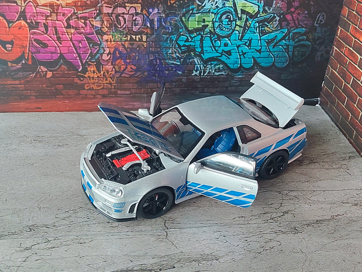 NO:3 NISSAN GTR R34 SKYLINE DELICATE 1:32 SCALE