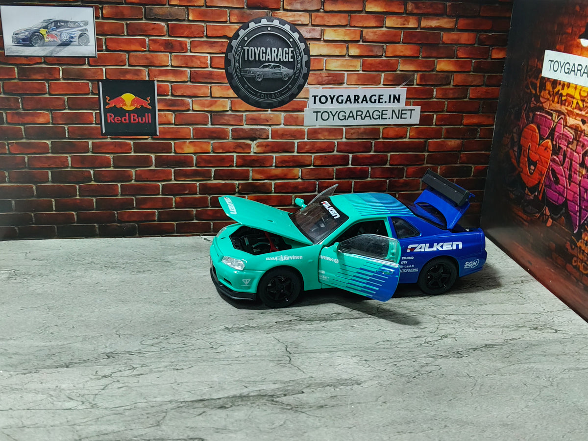 NO:2 NISSAN GTR R34 T1 1:32 SCALE