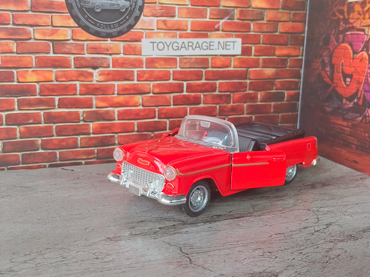 NO:74 1955 CHEVROLET BEL AIR CONVERTIBLE 1:36 SCALE