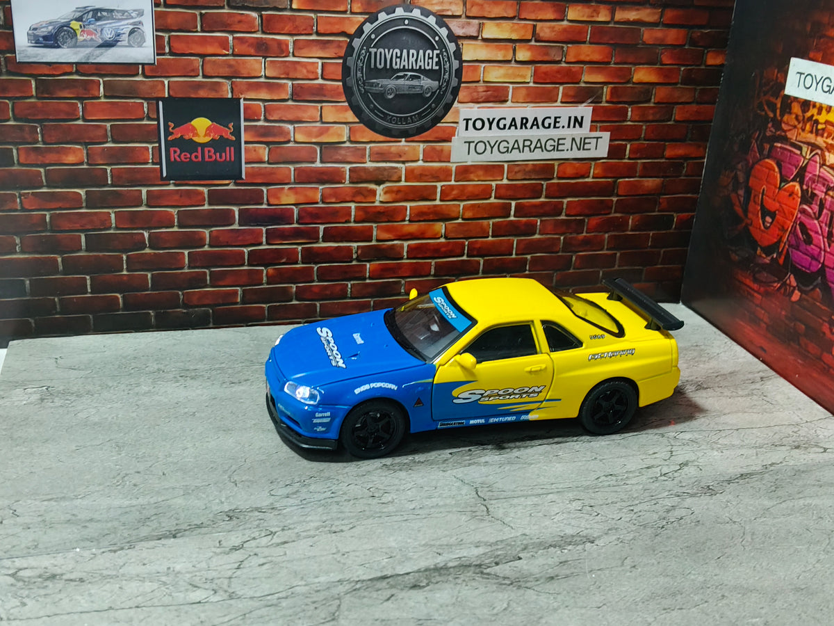 NO:2 NISSAN GTR R34 T1 1:32 SCALE