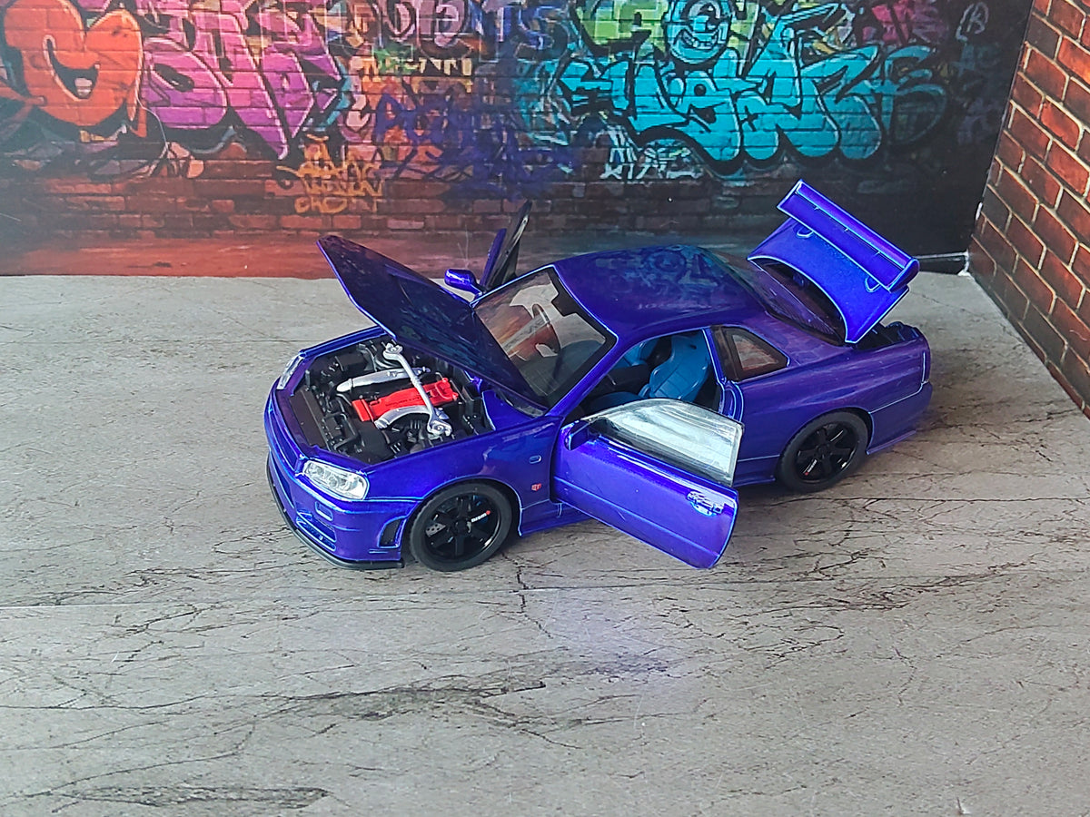 NO:3 NISSAN GTR R34 SKYLINE DELICATE 1:32 SCALE